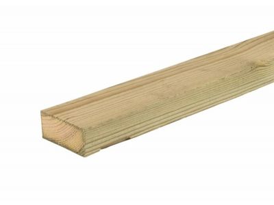 geimpregneerde lat met ronde kante 2x5